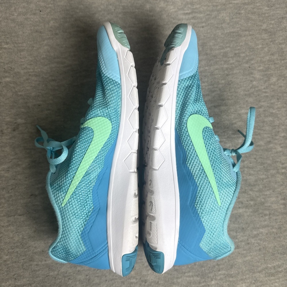 Nike Flex Experience RN 4 Womens Blue Mesh Trainers  Shoes Size 11 - Picture 8 of 10